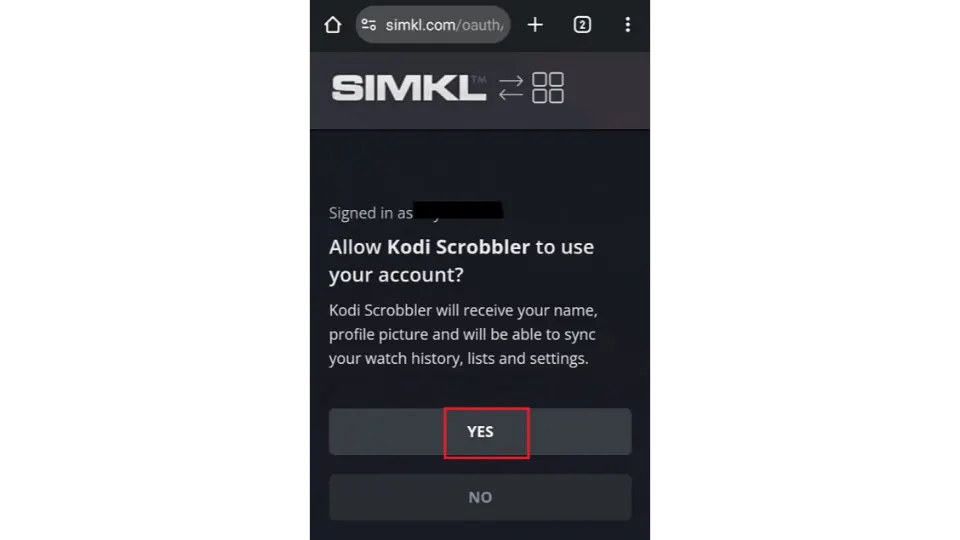 select yes