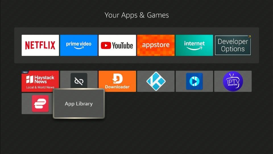 apps and games firestick