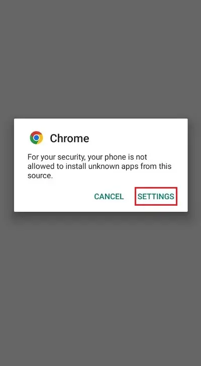 select settings
