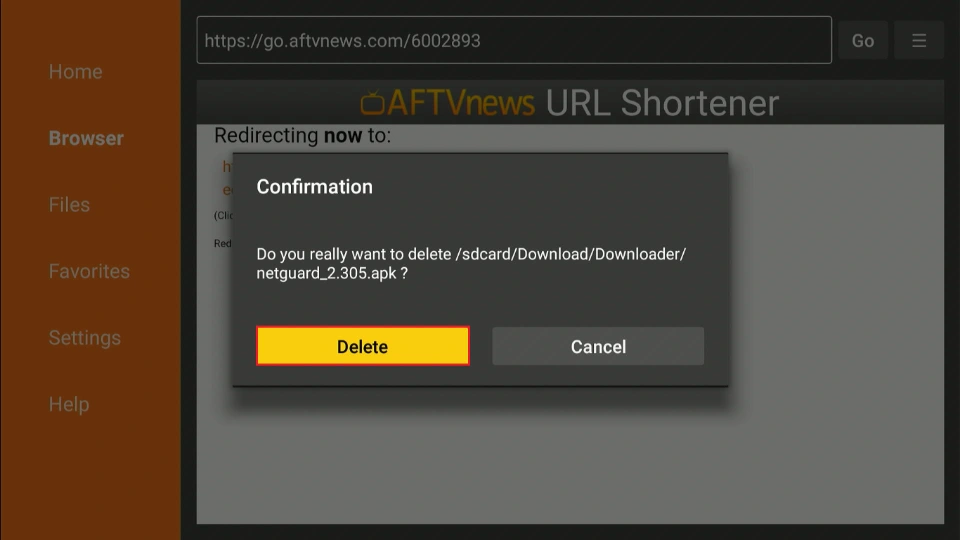 select delete