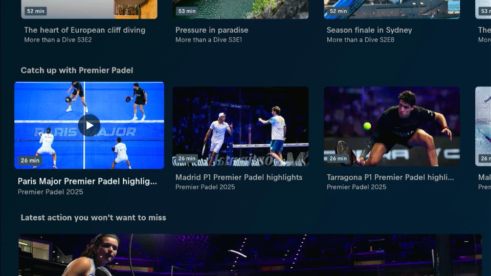 app homepage