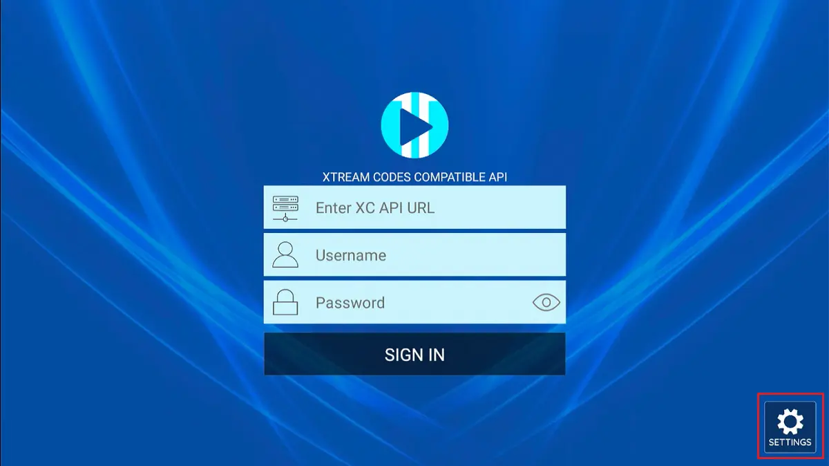 select settings