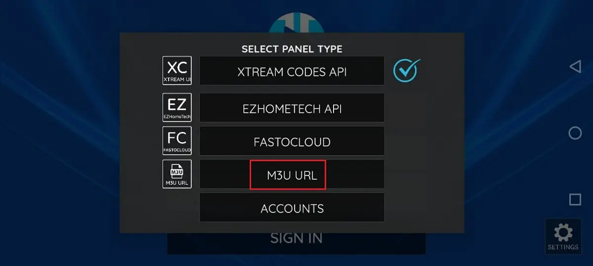 m3u url