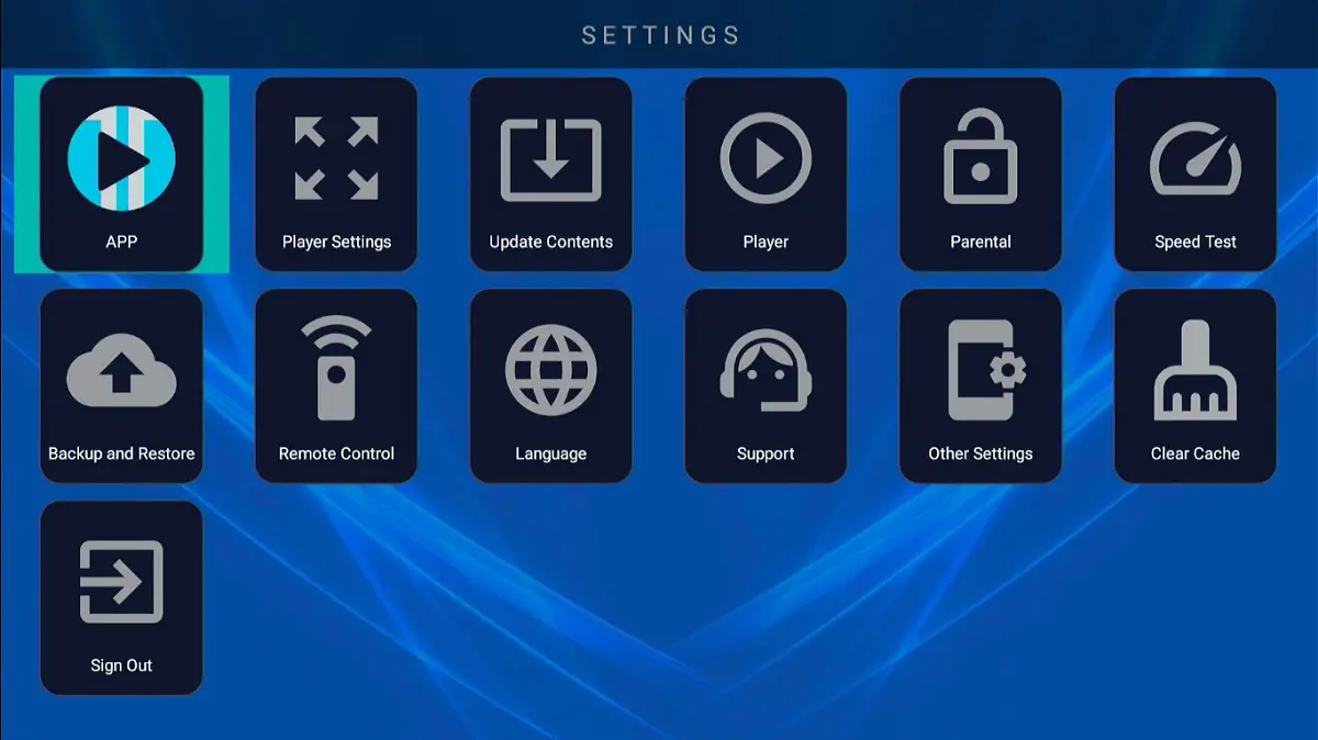 select app