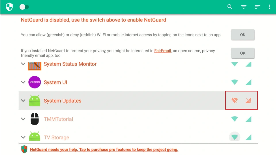 system updates