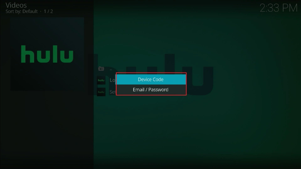 enter device code and password
