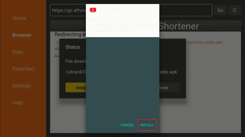 select install