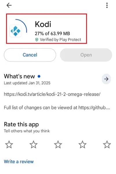 downloading kodi