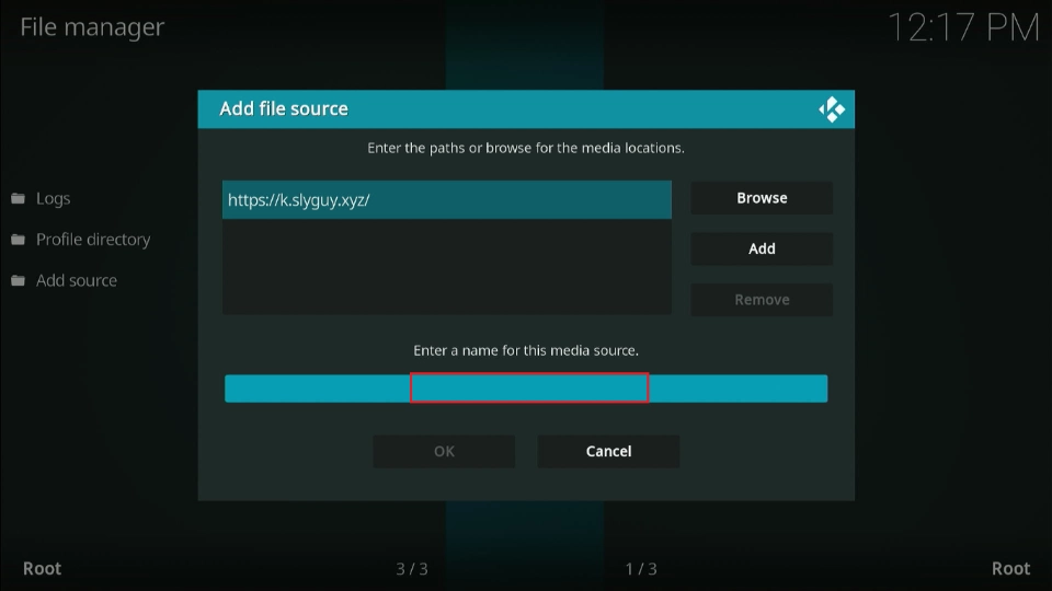 select the alias tab