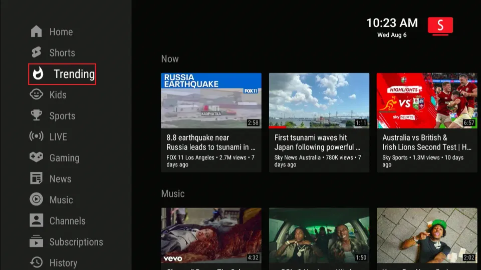 select trending