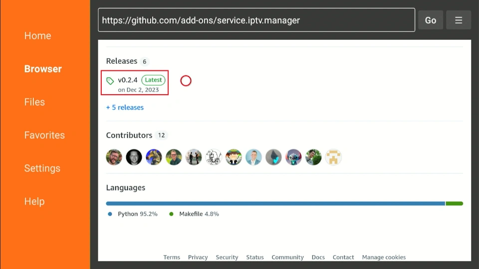 select the latest version