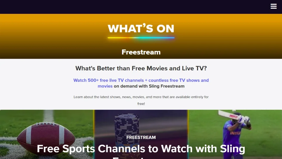 sling freestream