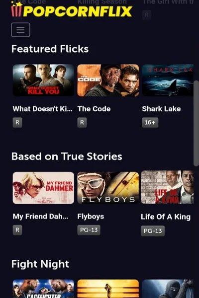 check featured movie titles