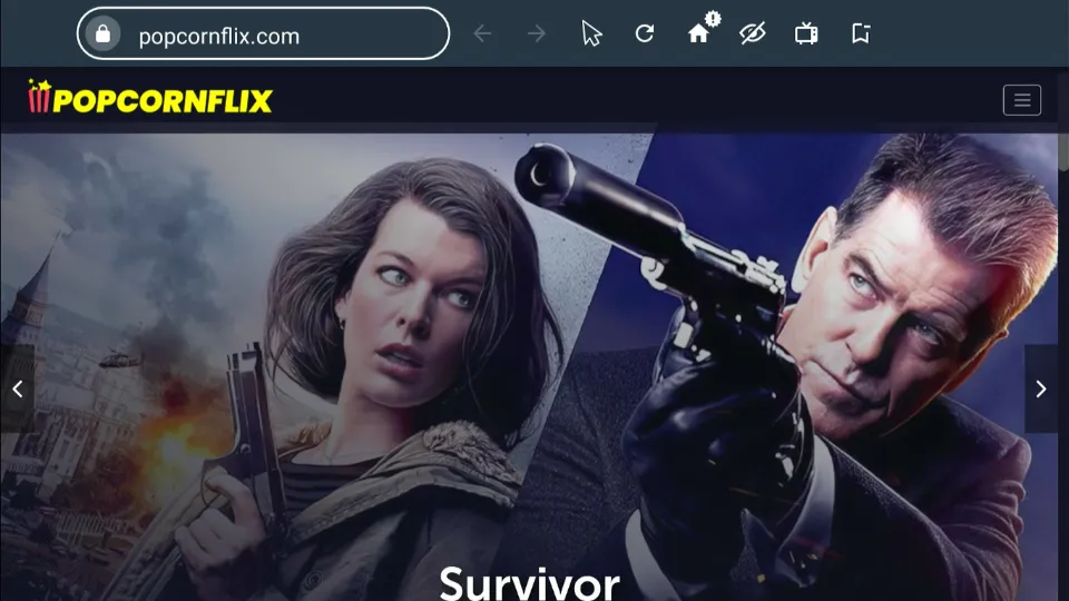 popcornflix homepage