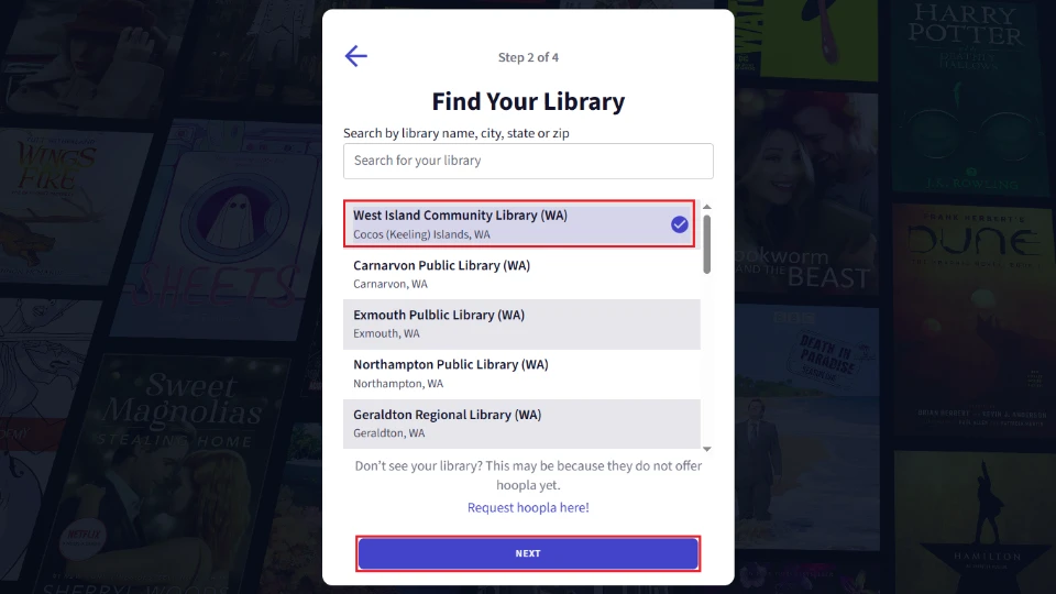 find n select library