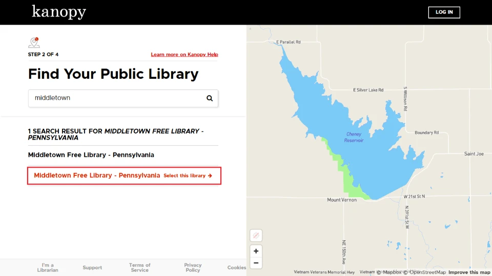 select your preferred library