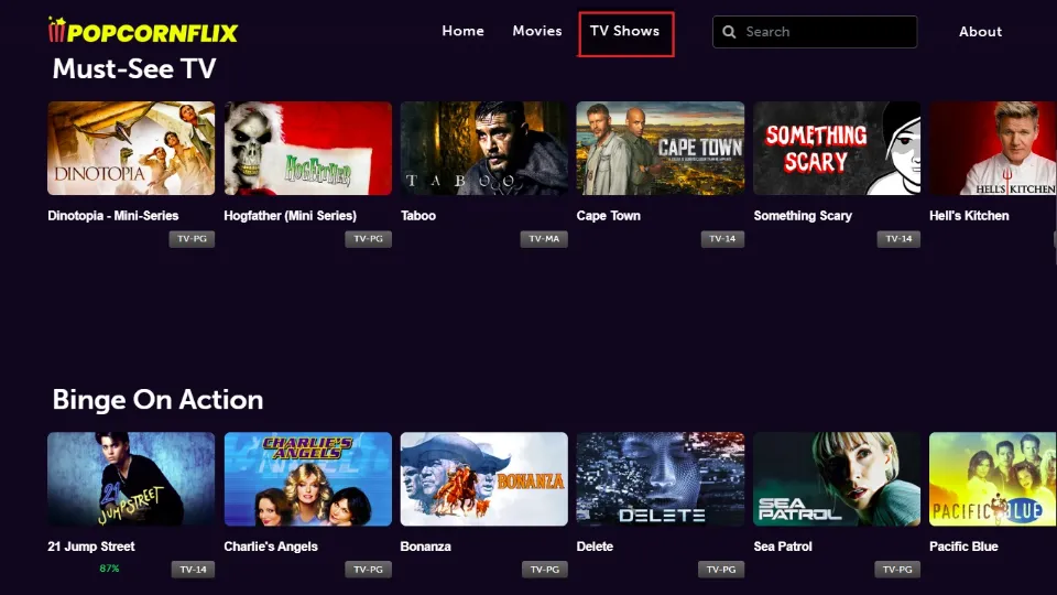 select tv shows