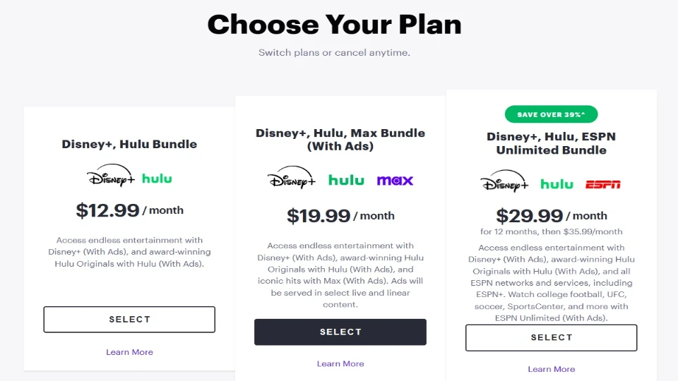 hulu pricing
