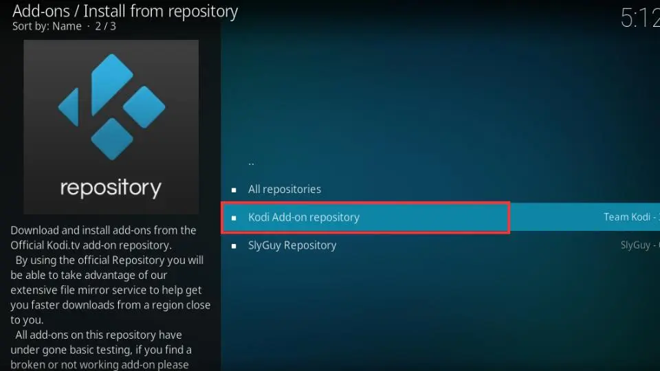 Kodi Add-on repository