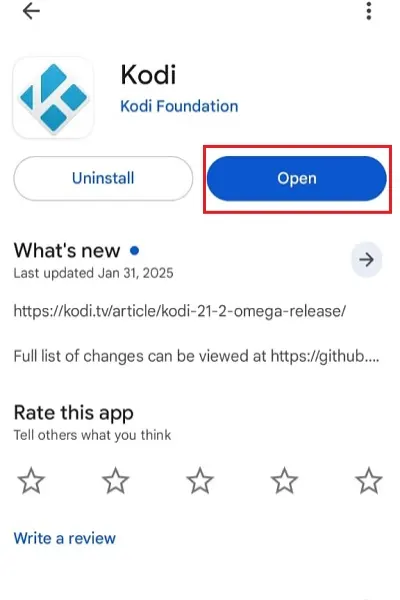 open kodi