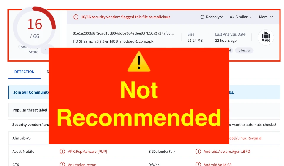 HD Streamz on FireStick