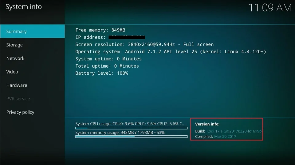 check system information