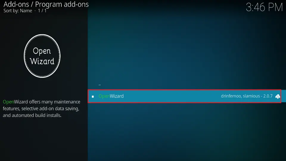 take backup on kodi