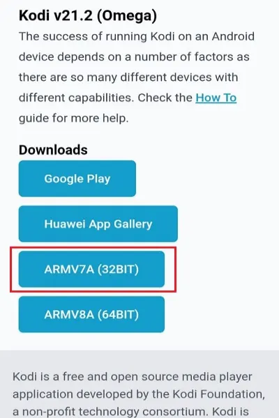 select ARMV7A