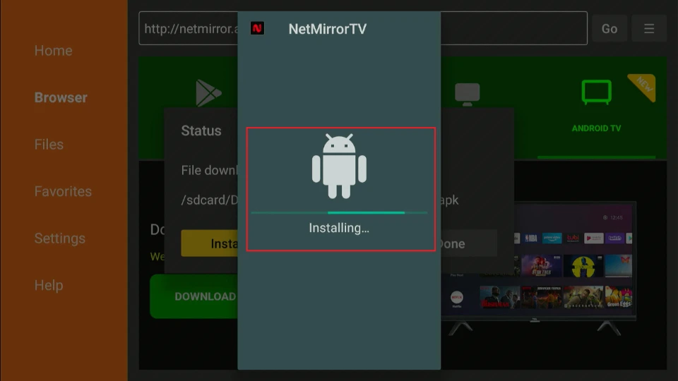 installing net mirror tv