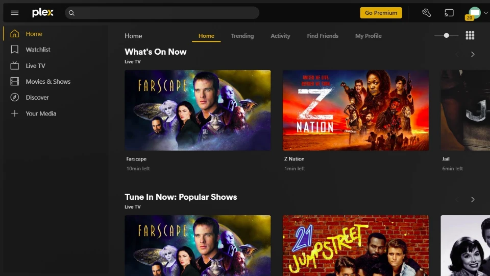 plex homepage