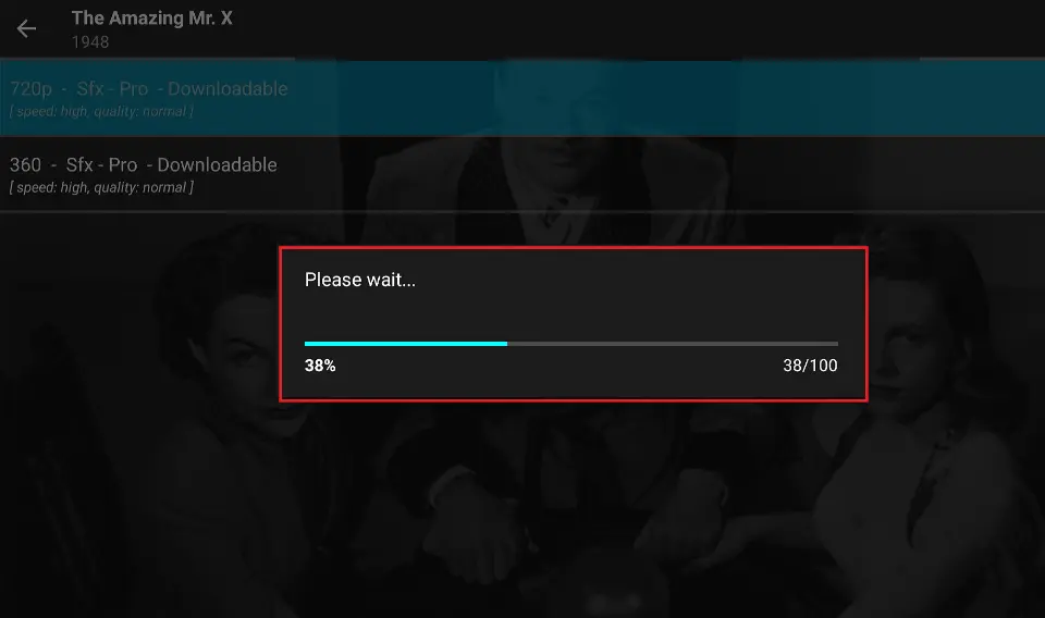 Wait for the download