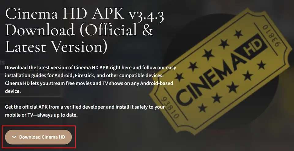 select cinema hd apk