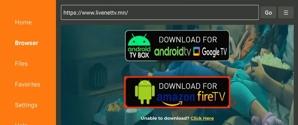 download for fire tv