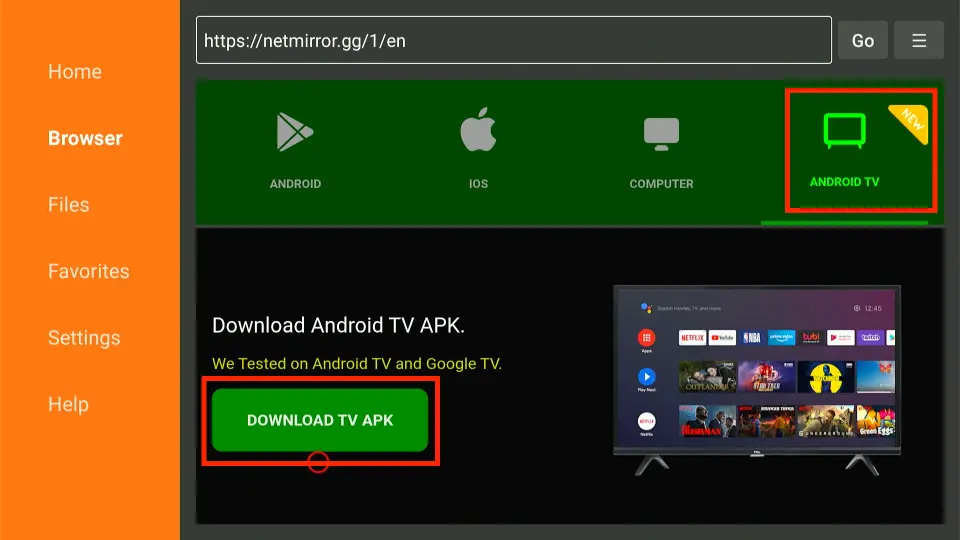 download tv apk