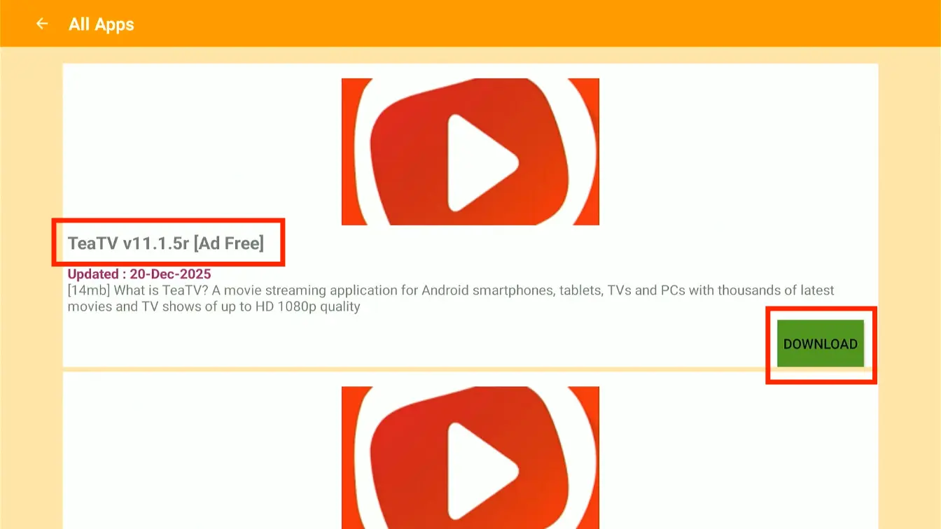 click the download button