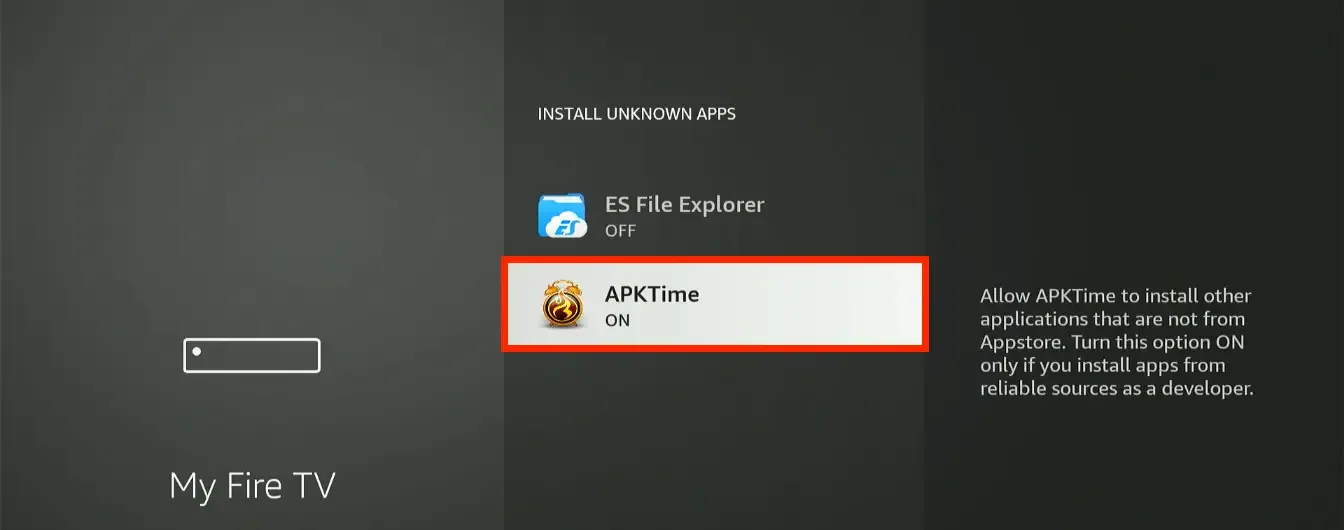 enable APKtime