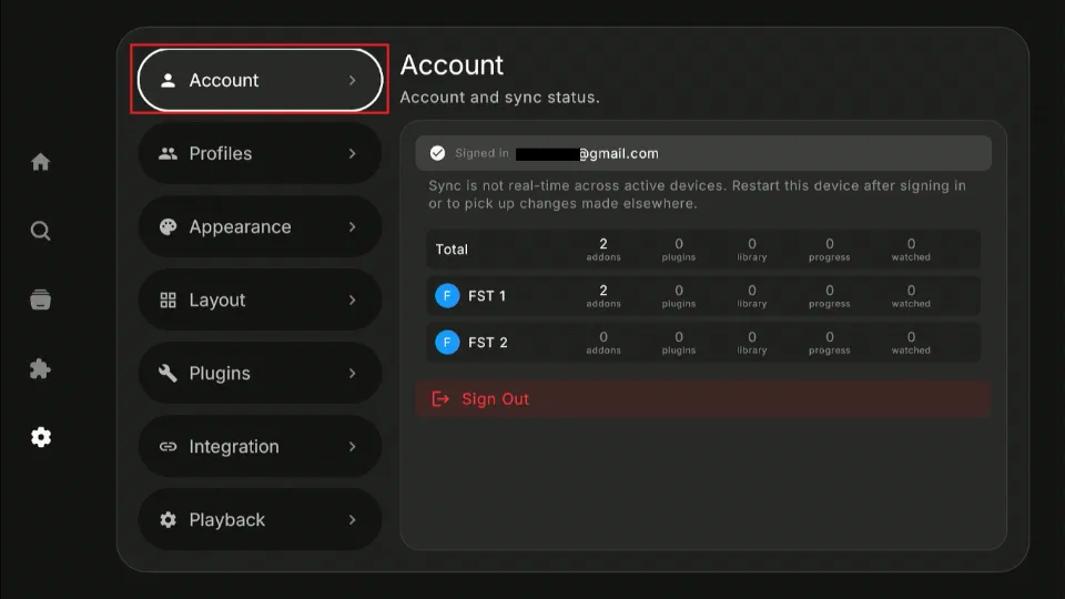 nuvio account details