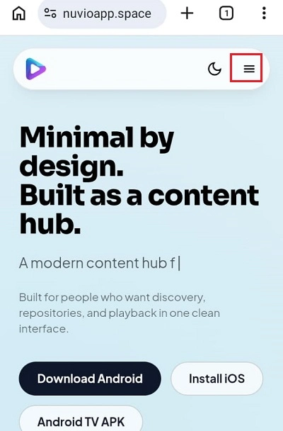 three horizontal lines