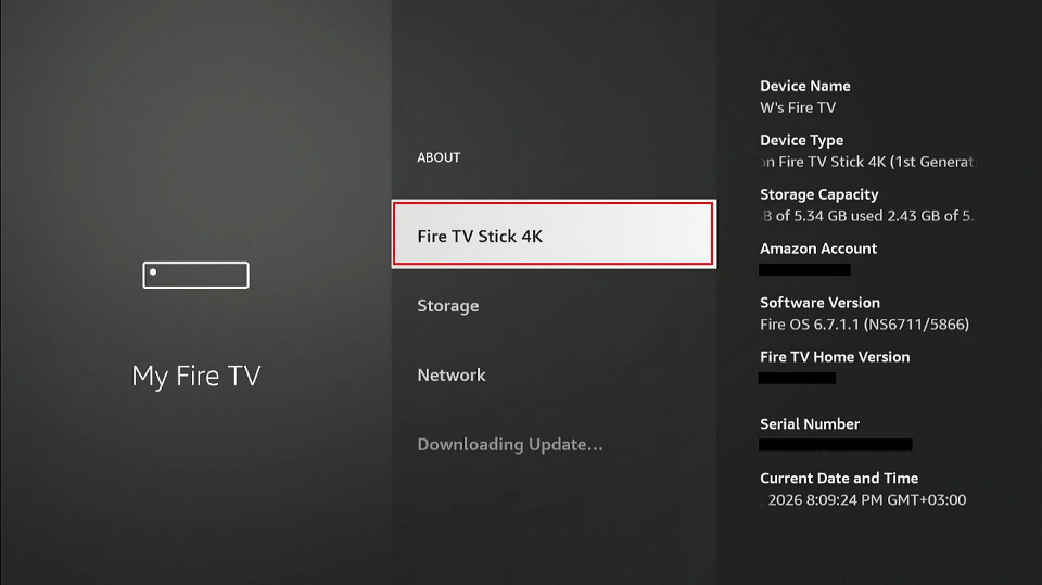 select fire tv